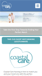 Mobile Screenshot of coastalcarenursing.com